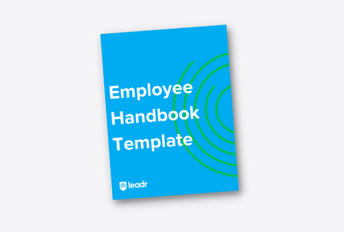 Employee Handbook Template Cover
