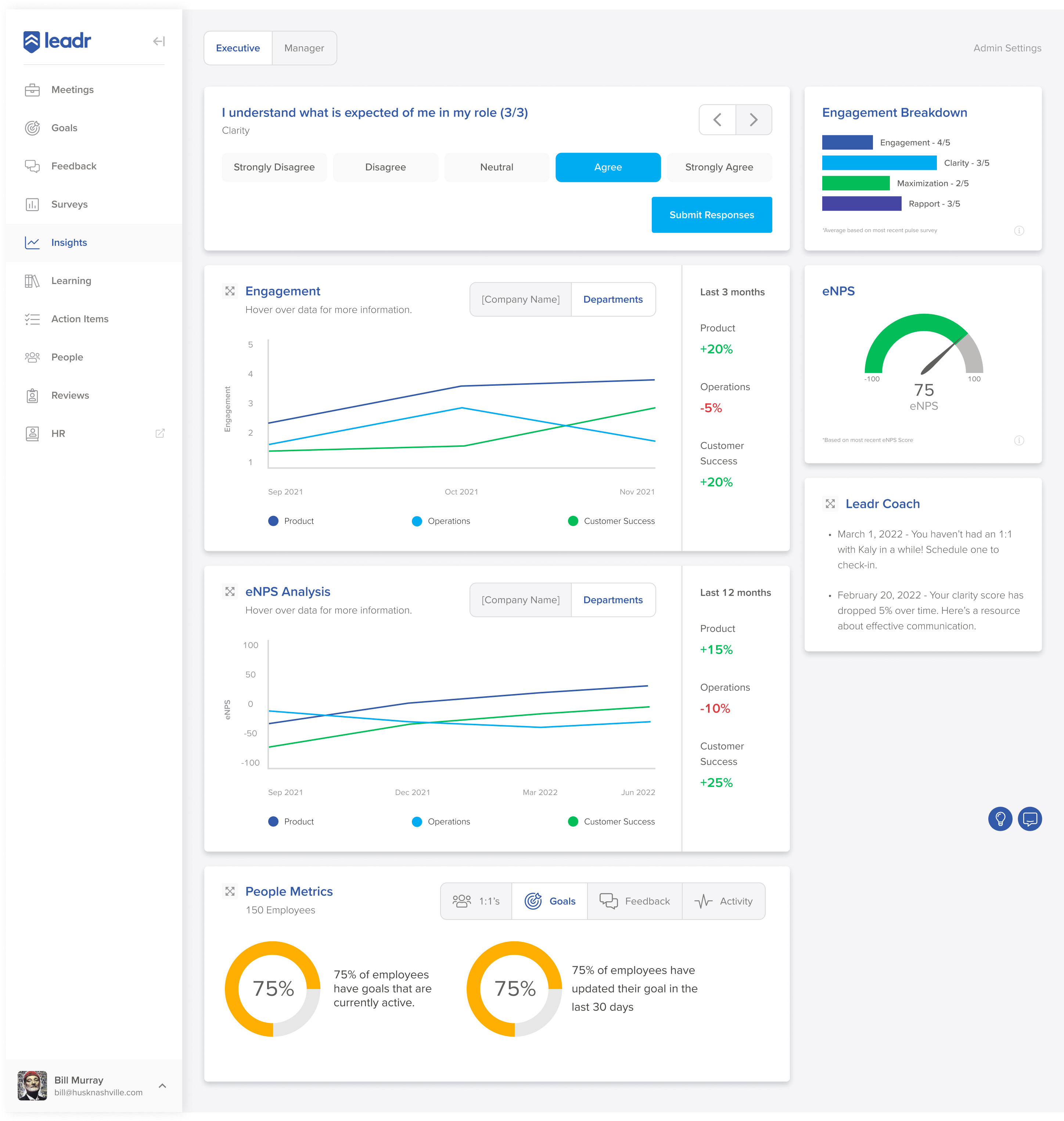Insights Exec dashboard with pulse survey (3)